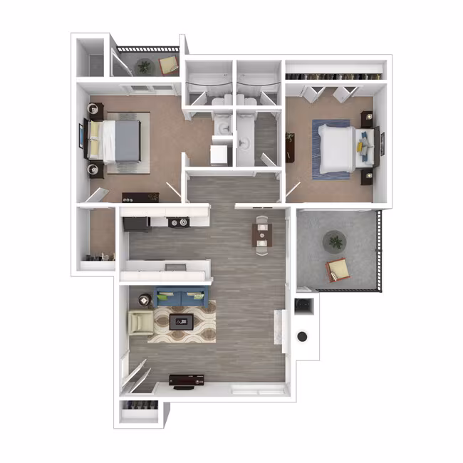 Unit Q3402 Q3402 floor plan